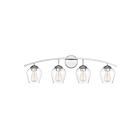 Savoy House Meridian M80033CH 4-Lights 240W Chrome Vanity Light