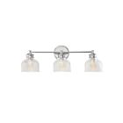 Savoy House Meridian M80035CH 3-Lights 180W Chrome Vanity Light
