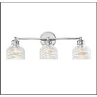 Savoy House Meridian M80035CH 3-Lights 180W Chrome Vanity Light