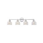 Savoy House Meridian M80036CH 4-Lights 240W Chrome Vanity Light