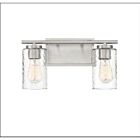 Savoy House Meridian M80037BN 2-Lights 120W Brushed Nickel Vanity Light