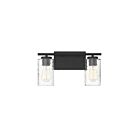 Savoy House Meridian M80037MBK 2-Lights 120W Matte Black Vanity Light