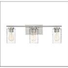 Savoy House Meridian M80038BN 3-Lights 180W Brushed Nickel Vanity Light