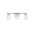 Savoy House Meridian M80038CH 3-Lights 180W Chrome Vanity Light