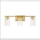 Savoy House Meridian M80038NB 3-Lights 180W Natural Brass Vanity Light