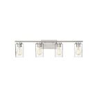 Savoy House Meridian M80039BN 4-Lights 240W Brushed Nickel Vanity Light