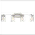 Savoy House Meridian M80039BN 4-Lights 240W Brushed Nickel Vanity Light
