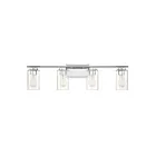 Savoy House Meridian M80039CH 4-Lights 240W Chrome Vanity Light