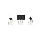 Savoy House Meridian M80044MBK 3-Lights 180W Matte Black Vanity Light