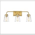 Savoy House Meridian M80044NB 3-Lights 180W Natural Brass Vanity Light