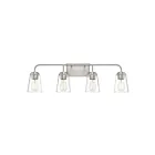 Savoy House Meridian M80045BN 4-Lights 240W Brushed Nickel Vanity Light