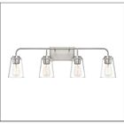 Savoy House Meridian M80045BN 4-Lights 240W Brushed Nickel Vanity Light