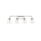 Savoy House Meridian M80045PN 4-Lights 240W Polished Nickel Vanity Light