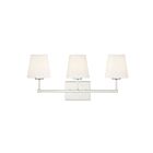 Savoy House Meridian M80053PN 3-Lights 180W Polished Nickel Vanity Light