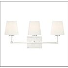 Savoy House Meridian M80053PN 3-Lights 180W Polished Nickel Vanity Light