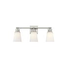 Savoy House Meridian M80055BN 3-Lights 180W Brushed Nickel Vanity Light