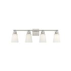 Savoy House Meridian M80056BN 4-Lights 240W Brushed Nickel Vanity Light