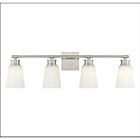 Savoy House Meridian M80056BN 4-Lights 240W Brushed Nickel Vanity Light