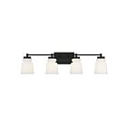 Savoy House Meridian M80059MBK 4-Lights 240W Matte Black Vanity Light