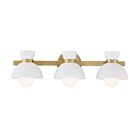 Savoy House Meridian M80075NB 3-Lights 180W Natural Brass Vanity Light