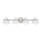 Savoy House Meridian M80076BN 4-Lights 240W Brushed Nickel Vanity Light