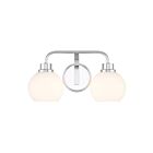 Savoy House M80080CH 2-Lights 120W Chrome Bathroom Vanity Light