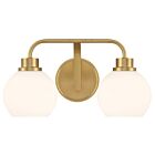 Savoy House M80080NB 2-Lights 120W Matte Black Bathroom Vanity Light