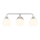 Savoy House M80081BN 3-Lights 180W Brushed Nickel Bathroom Vanity Light