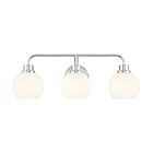 Savoy House M80081CH 3-Lights 180W Chrome Bathroom Vanity Light