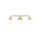 Savoy House M80081NB 3-Lights 180W Natural Brass Bathroom Vanity Light