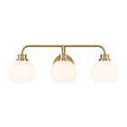 Savoy House M80081NB 3-Lights 180W Natural Brass Bathroom Vanity Light
