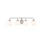 Savoy House M80082BN 4-Lights 240W Brushed Nickel Bathroom Vanity Light