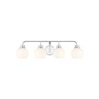 Savoy House M80082CH 4-Lights 240W Chrome Bathroom Vanity Light