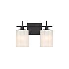 Savoy House M80083MBK 2-Lights 120W Matte Black Bathroom Vanity Light