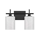 Savoy House M80083MBK 2-Lights 120W Matte Black Bathroom Vanity Light