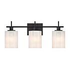 Savoy House M80084MBK 3-Lights 180W Matte Black Bathroom Vanity Light