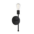 Savoy House Meridian M90005MBK 1-Light Matte Black Wall Sconce