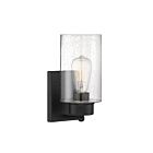Savoy House Meridian M90013MBK 1-Light Matte Black Wall Sconce