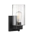 Savoy House Meridian M90013MBK 1-Light Matte Black Wall Sconce
