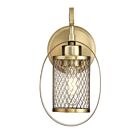 Savoy House Meridian M90015NB 1-Light Natural Brass Wall Sconce