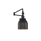 Savoy House Meridian M90019MBK 1-Light Matte Black Wall Sconce