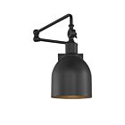 Savoy House Meridian M90019MBK 1-Light Matte Black Wall Sconce