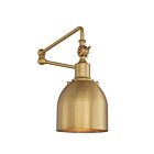 Savoy House Meridian M90019NB 1-Light Natural Brass Wall Sconce