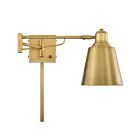 Savoy House Meridian M90047NB 1-Light Natural Brass Wall Sconce