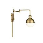 Savoy House Meridian M90052NB 1-Light Natural Brass Wall Sconce