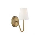 Savoy House Meridian M90054NB 1-Light Natural Brass Wall Sconce