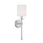 Savoy House Meridian M90057BN 1-Light Brushed Nickel Wall Sconce