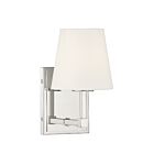 Savoy House Meridian M90071PN 1-Light Polished Nickel Wall Sconce