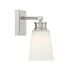Savoy House Meridian M90072BN 1-Light Brushed Nickel Wall Sconce