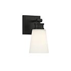 Savoy House Meridian M90072MBK 1-Light Matte Black Wall Sconce
